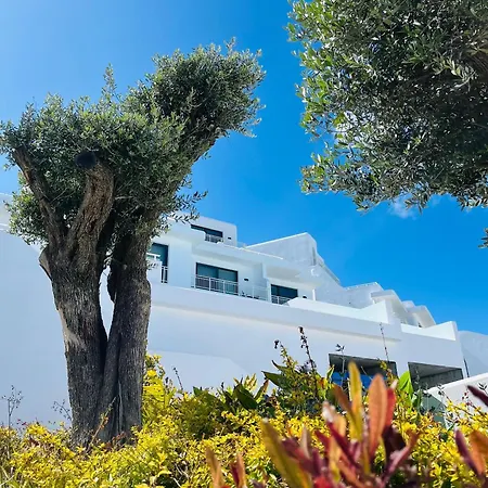 וילה Romantic Santorini-style With Private Pool And Sea View *