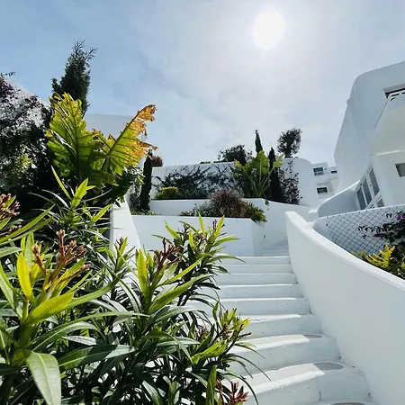 וילה Romantic Santorini-style With Private Pool And Sea View