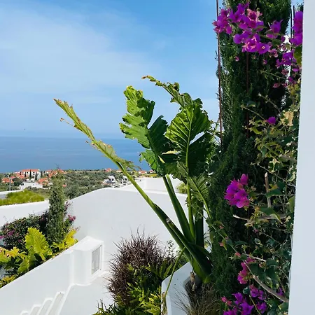 וילה Romantic Santorini-style With Private Pool And Sea View *